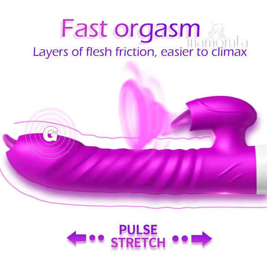 Dual Action Thrusting Rabbit Vibrator