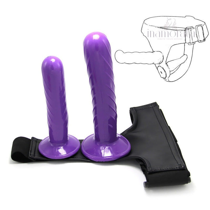 Silhouette Seduction Double Strap On Dildo Size M