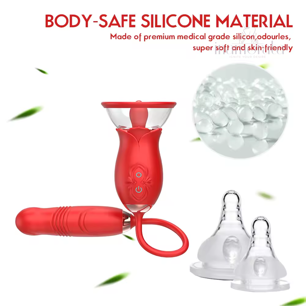 Deluxe Licking and Suction Massager