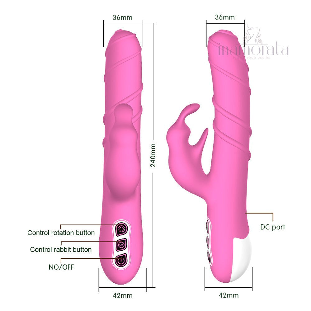 Ribbed Bunny Pleasure Wand