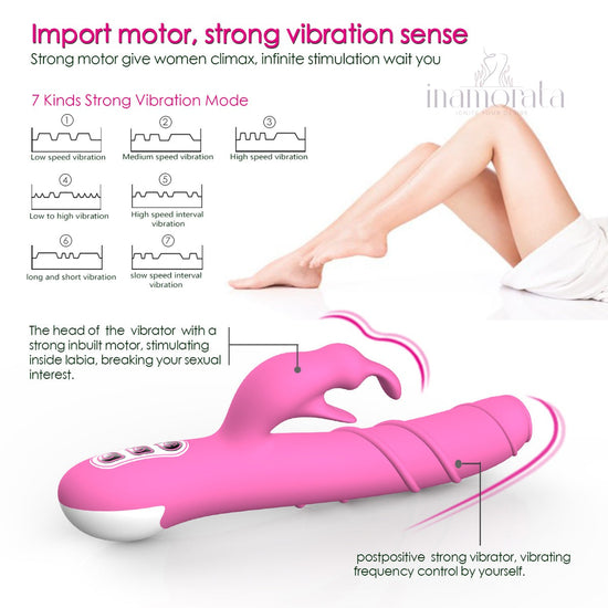 Ribbed Bunny Pleasure Wand