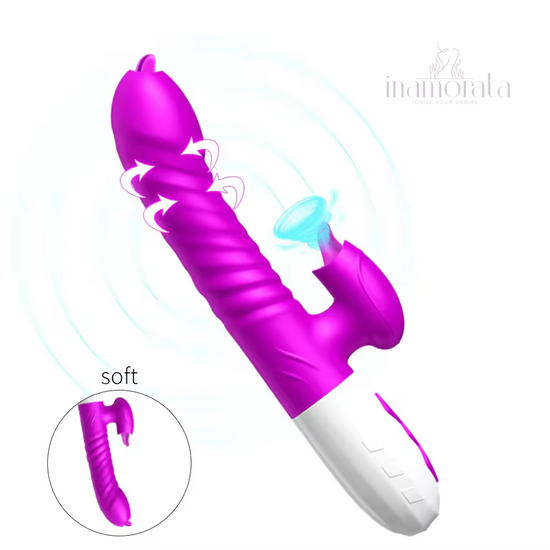 Dual Action Thrusting Rabbit Vibrator