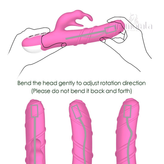 Ribbed Bunny Pleasure Wand