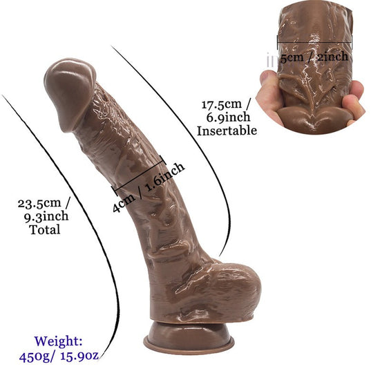 PVC Realistic Dildos 23cm