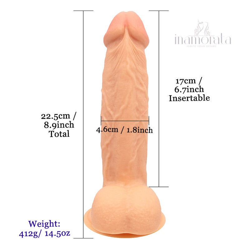 Lifelike Sensation Medium PVC Dildo