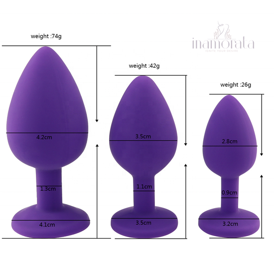 Pleasure Exploration Silicone Anal Plug Trio