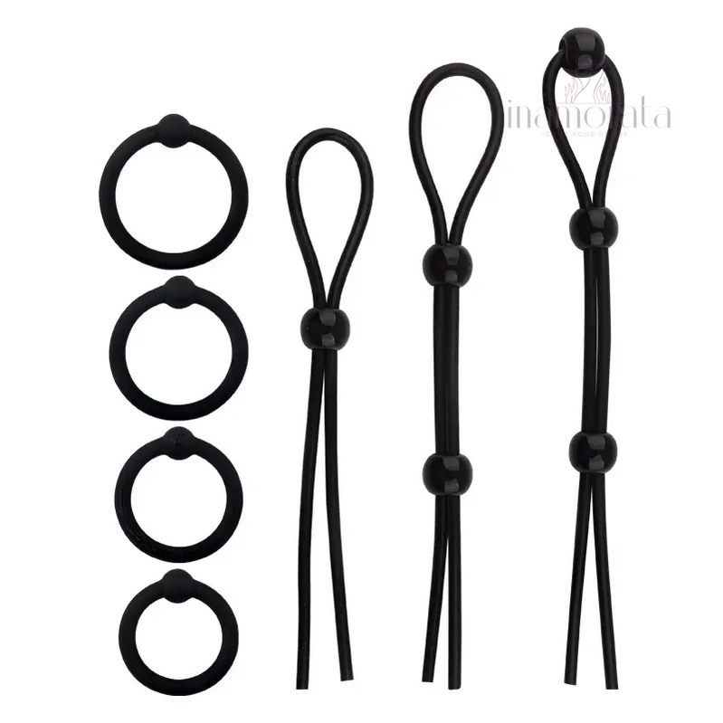 7 Piece Adjustable Cock Ring Set