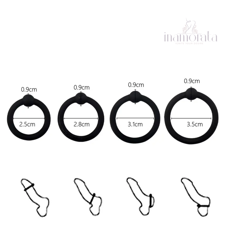 7 Piece Adjustable Cock Ring Set