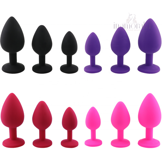 Pleasure Exploration Silicone Anal Plug Trio