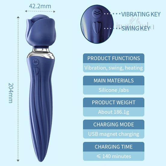 Rosebud 360° Rotating Pleasure Vibrator