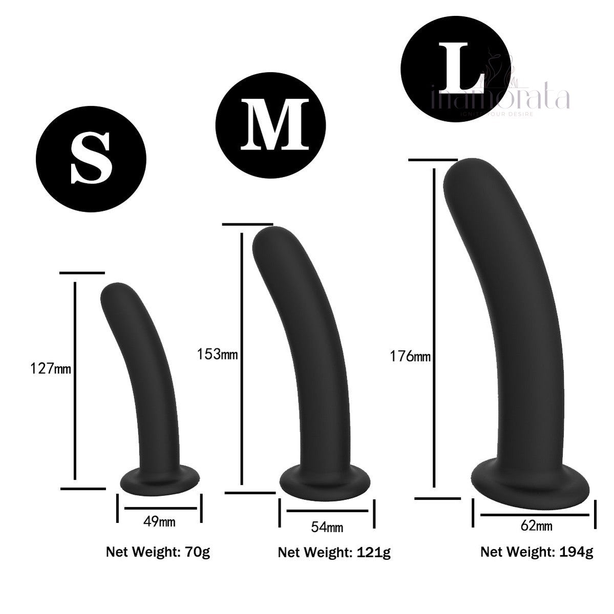 Embrace Ensemble Strap On Dildo Size S