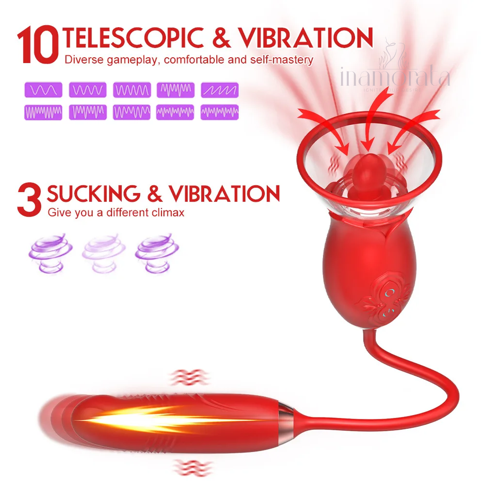 Deluxe Licking and Suction Massager