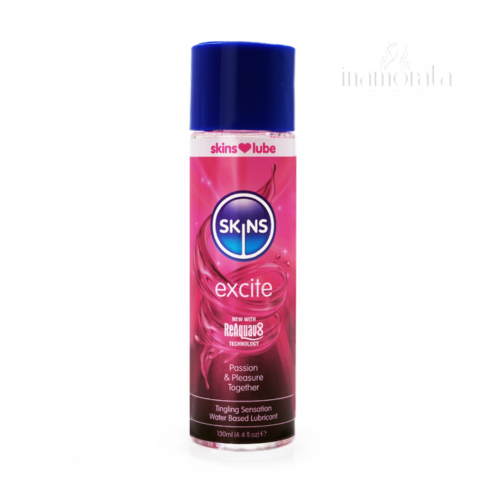 Skins Excite Tingling Water Based Lubricant 4.4 fl oz (130ml)