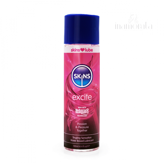 Skins Excite Tingling Water Based Lubricant 4.4 fl oz (130ml)