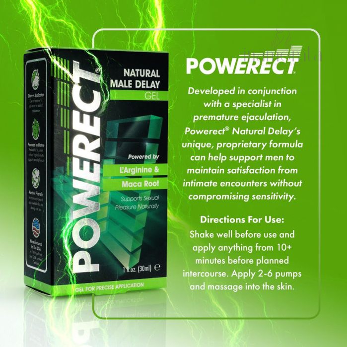 Powerect Natural Delay Serum Foil 5ml Sachets