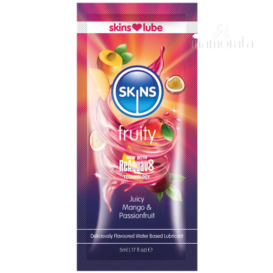 Skins Mango & Passionfruit Water Based Lubricant - 5ml Foil