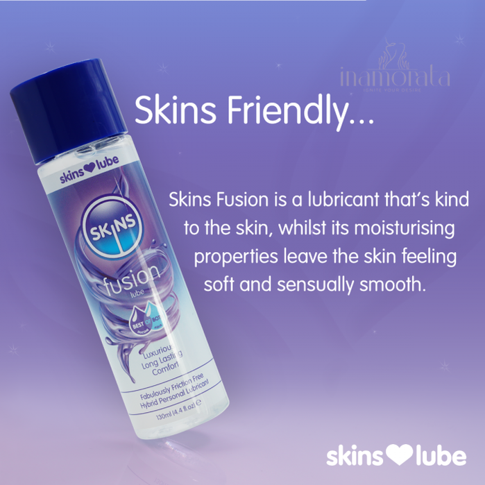 Skins Fusion Hybrid Silicone and Water Based Lubricant 4.4 fl oz (130ml)