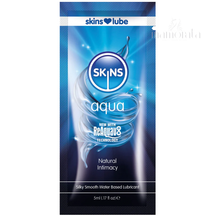 Skins Aqua Water Based Lubricant - 5ml Foil