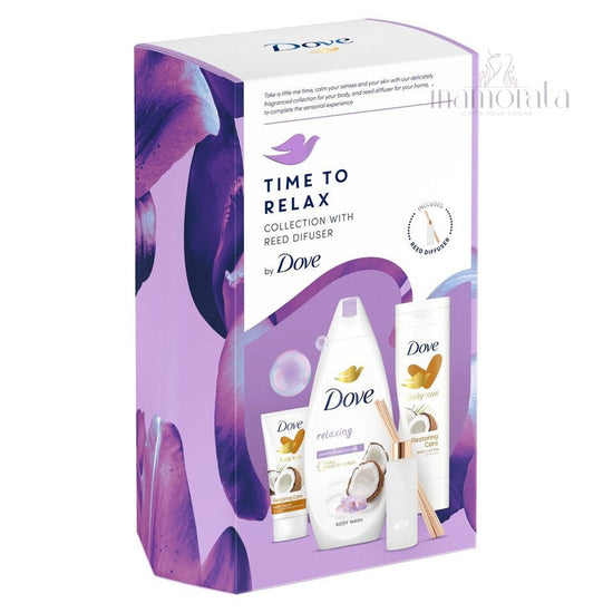 Dove Time To Relax Gift Set With Reed Diffuser