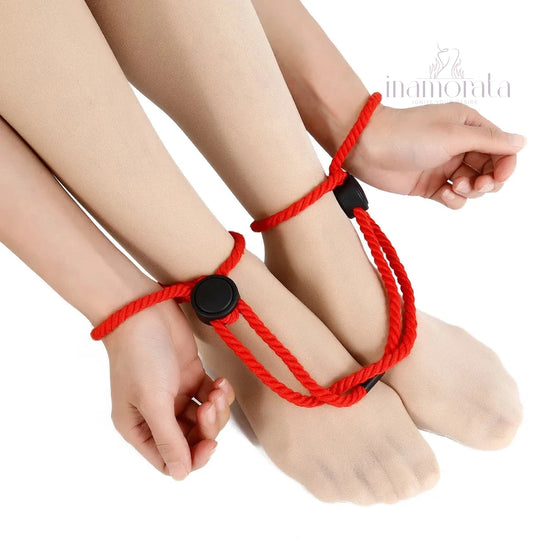 Versatile Adjustable Cotton Bondage Restraints for Intimate Adventures