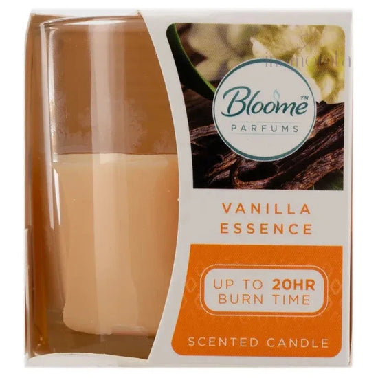 Bloome Scented Glass Jar Candle - Vanilla Essence